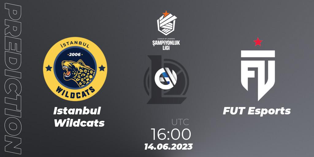 Prognoza Istanbul Wildcats - FUT Esports. 14.06.2023 at 16:00, LoL, TCL Summer 2023 - Group Stage