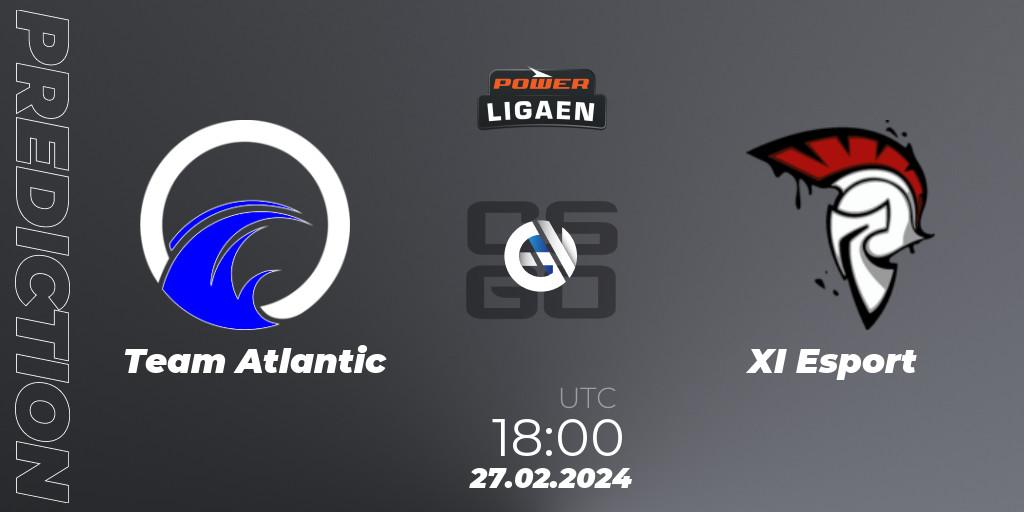 Prognoza Team Atlantic - XI Esport. 27.02.24, CS2 (CS:GO), Dust2.dk Ligaen Season 25