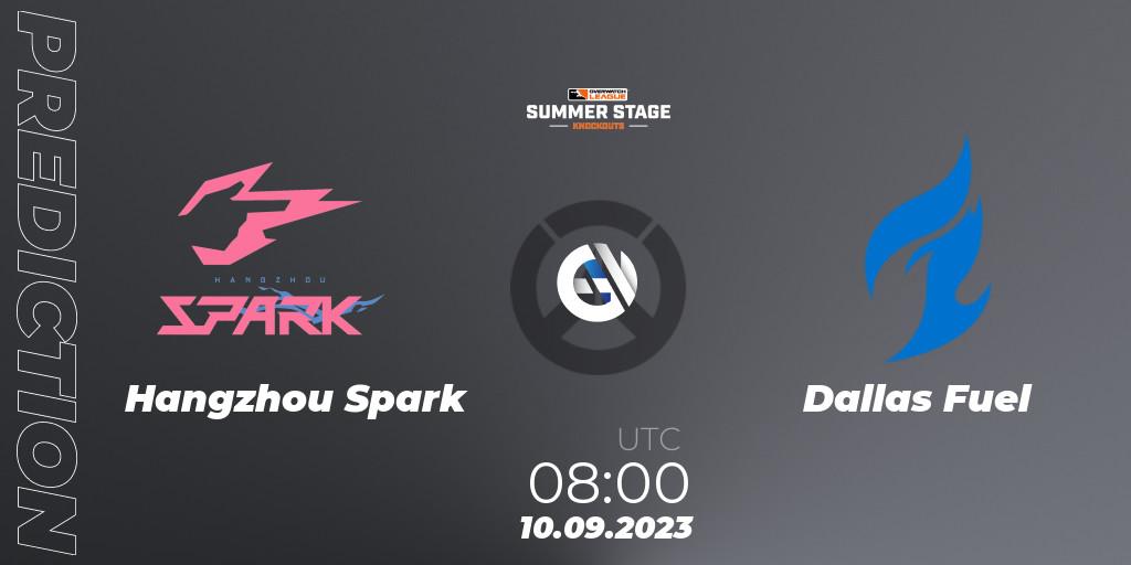 Prognoza Hangzhou Spark - Dallas Fuel. 10.09.23, Overwatch, Overwatch League 2023 - Summer Stage Knockouts