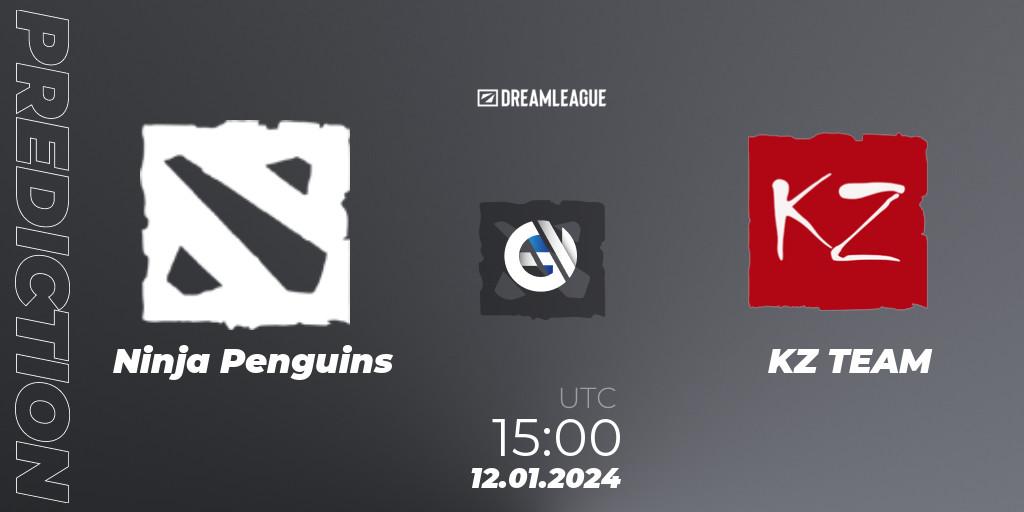 Prognoza Ninja Penguins - KZ TEAM. 12.01.2024 at 20:44, Dota 2, DreamLeague Season 22: Western Europe Open Qualifier #2