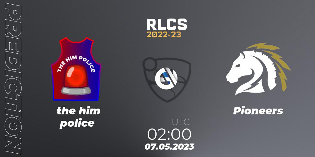 Prognoza the him police - Pioneers. 07.05.2023 at 02:00, Rocket League, RLCS 2022-23 - Spring: Oceania Regional 1 - Spring Open