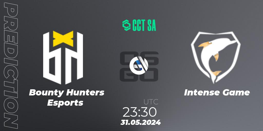 Prognoza Bounty Hunters Esports - Intense Game. 31.05.2024 at 23:30, Counter-Strike (CS2), CCT Season 2 South America Series 1
