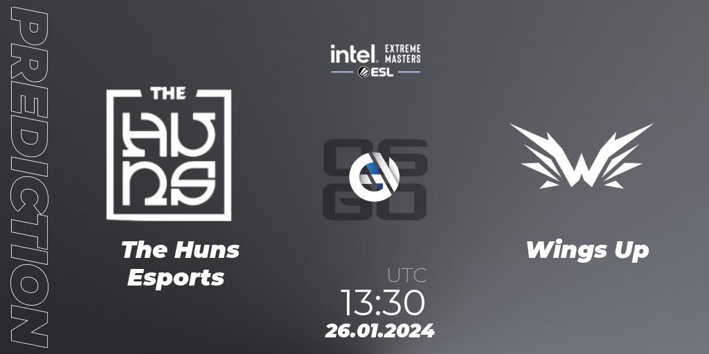 Prognoza The Huns Esports - Wings Up. 26.01.24, CS2 (CS:GO), Intel Extreme Masters China 2024: Asian Closed Qualifier
