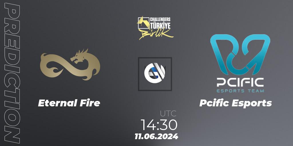 Prognoza Eternal Fire - Pcific Esports. 11.06.2024 at 14:30, VALORANT, VALORANT Challengers 2024 Turkey: Birlik Split 2
