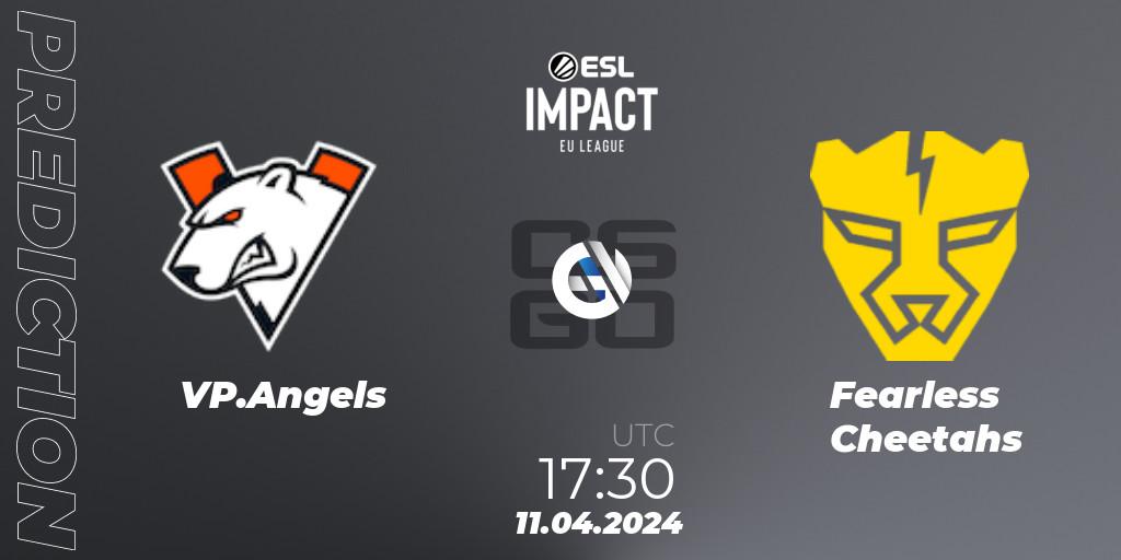 Prognoza VP.Angels - Fearless Cheetahs. 11.04.2024 at 17:30, Counter-Strike (CS2), ESL Impact League Season 5: Europe