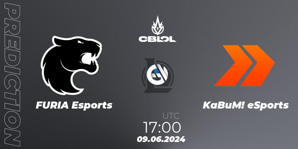 Prognoza FURIA Esports - KaBuM! eSports. 09.06.2024 at 17:00, LoL, CBLOL Split 2 2024 - Group Stage
