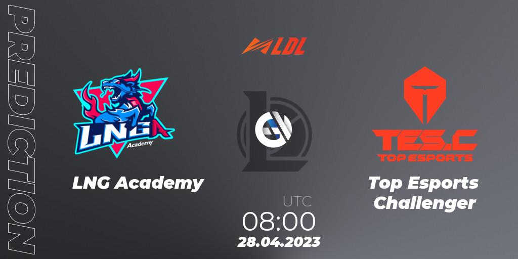 Prognoza LNG Academy - Top Esports Challenger. 28.04.2023 at 08:00, LoL, LDL 2023 - Regular Season - Stage 2