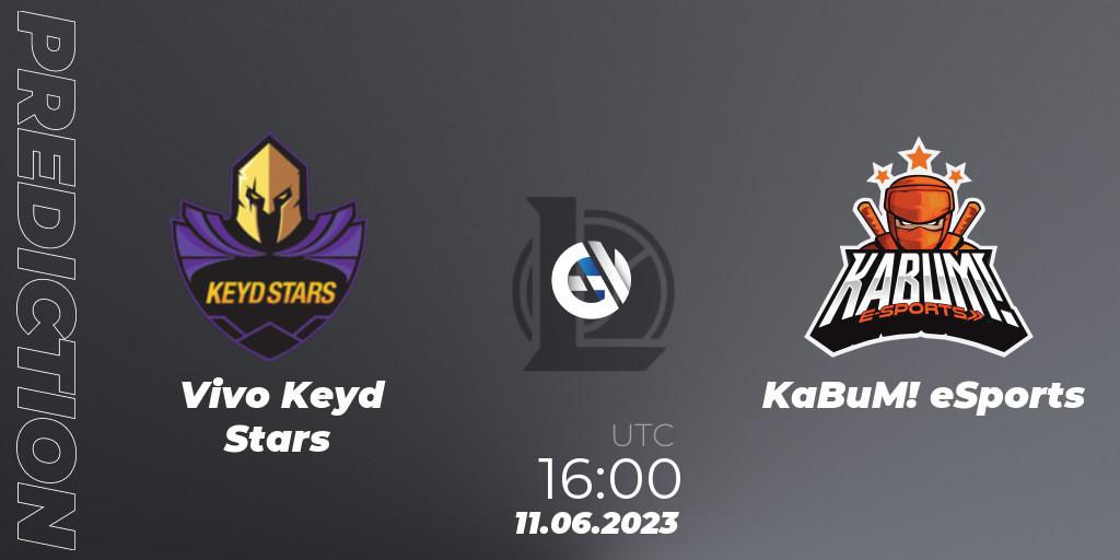 Prognoza Vivo Keyd Stars - KaBuM! eSports. 11.06.23, LoL, CBLOL Split 2 2023 Regular Season