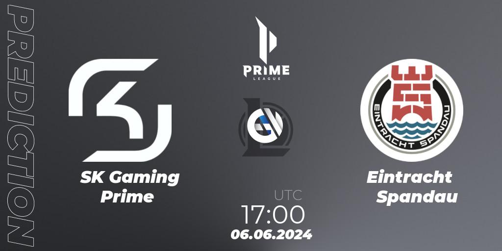 Prognoza SK Gaming Prime - Eintracht Spandau. 06.06.2024 at 17:00, LoL, Prime League Summer 2024