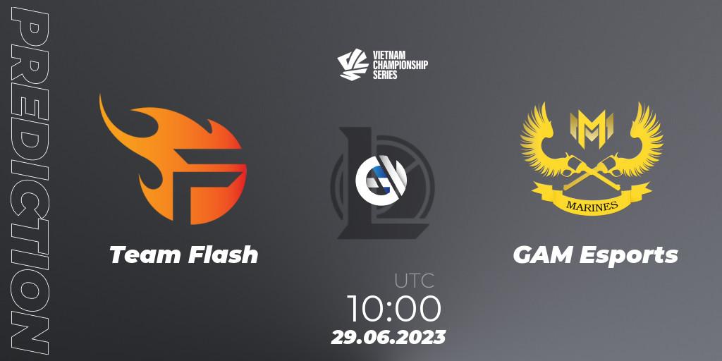 Prognoza Team Flash - GAM Esports. 29.06.2023 at 10:00, LoL, VCS Dusk 2023
