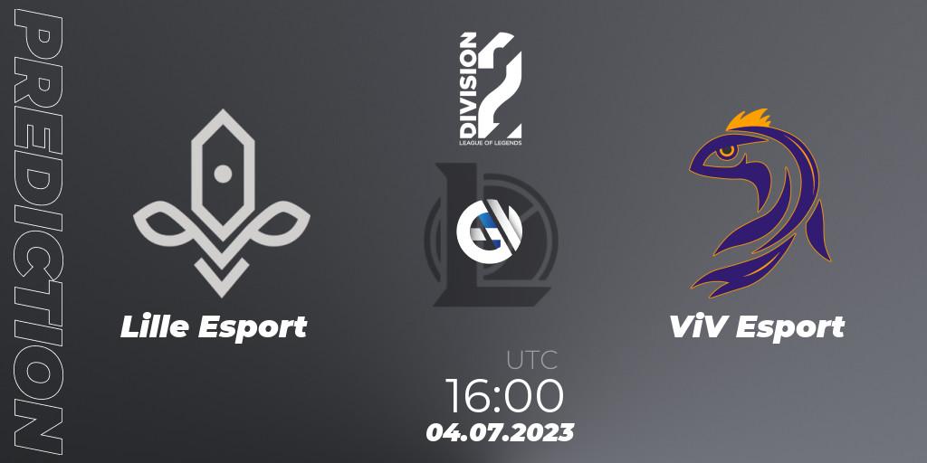 Prognoza Lille Esport - ViV Esport. 04.07.2023 at 16:00, LoL, LFL Division 2 Summer 2023 - Group Stage