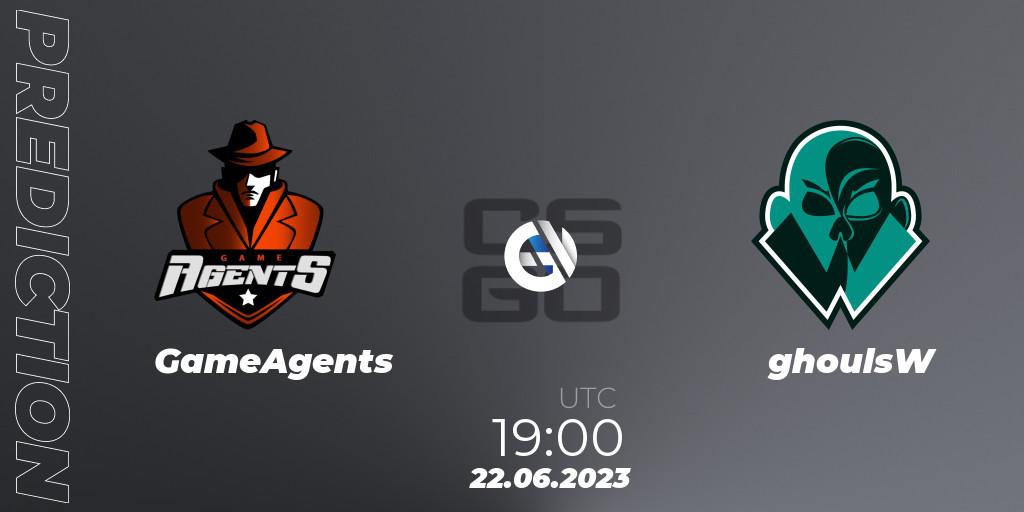 Prognoza GameAgents - FPSBUG. 22.06.2023 at 19:00, Counter-Strike (CS2), Preasy Summer Cup 2023
