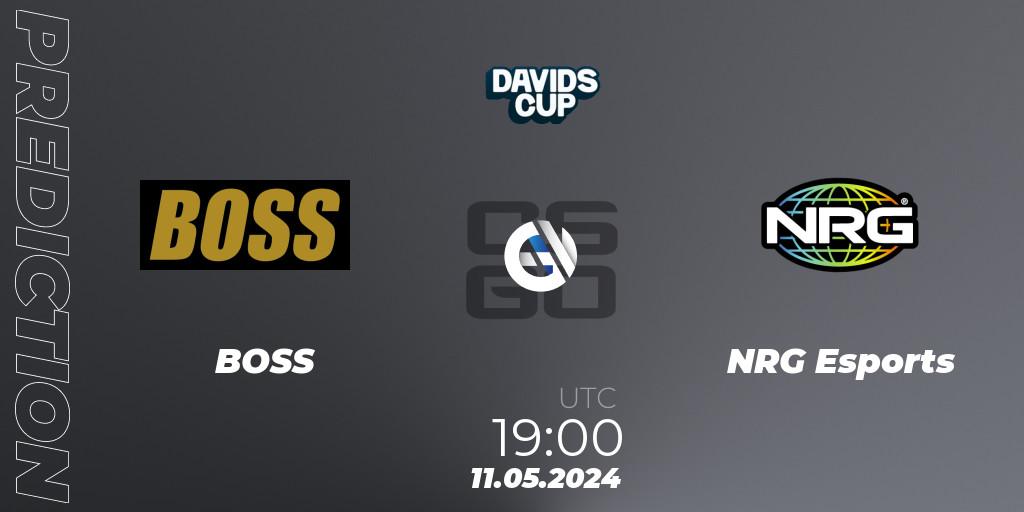 Prognoza BOSS - NRG Esports. 11.05.2024 at 19:00, Counter-Strike (CS2), David's Cup 2024