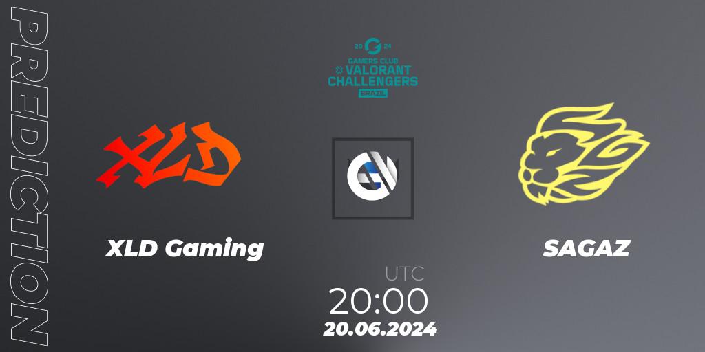 Prognoza XLD Gaming - SAGAZ. 25.06.2024 at 20:00, VALORANT, VALORANT Challengers 2024 Brazil: Split 2