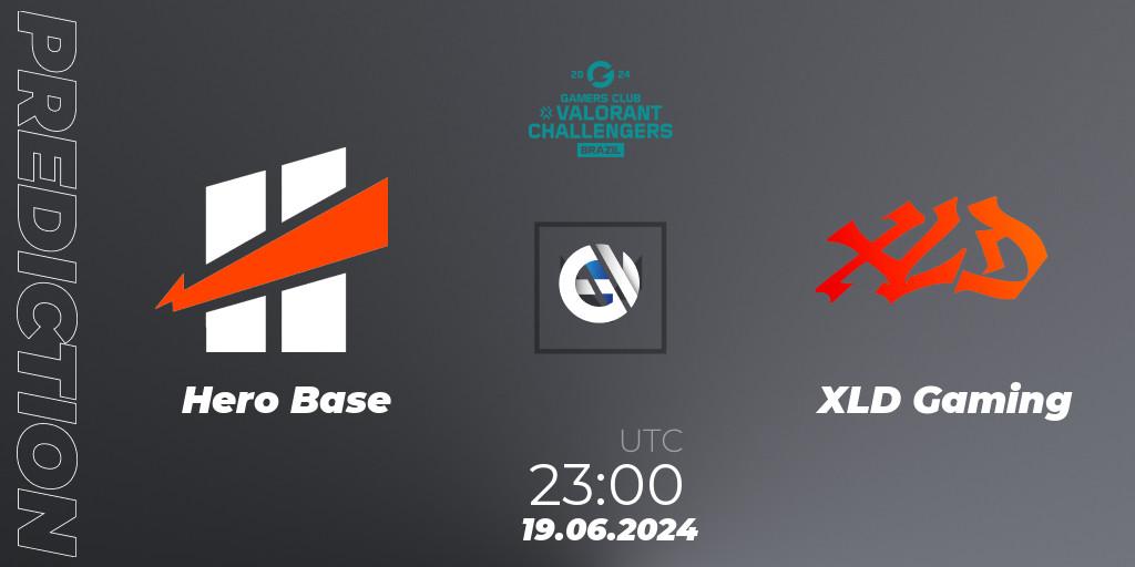 Prognoza Hero Base - XLD Gaming. 21.06.2024 at 23:00, VALORANT, VALORANT Challengers 2024 Brazil: Split 2