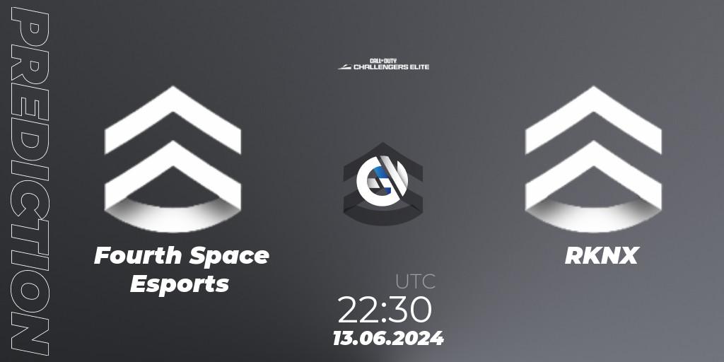 Prognoza Fourth Space Esports - RKNX. 13.06.2024 at 22:30, Call of Duty, Call of Duty Challengers 2024 - Elite 3: NA
