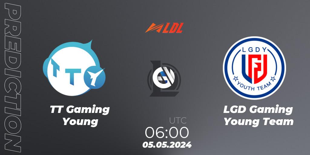 Prognoza TT Gaming Young - LGD Gaming Young Team. 05.05.2024 at 06:00, LoL, LDL 2024 - Stage 2