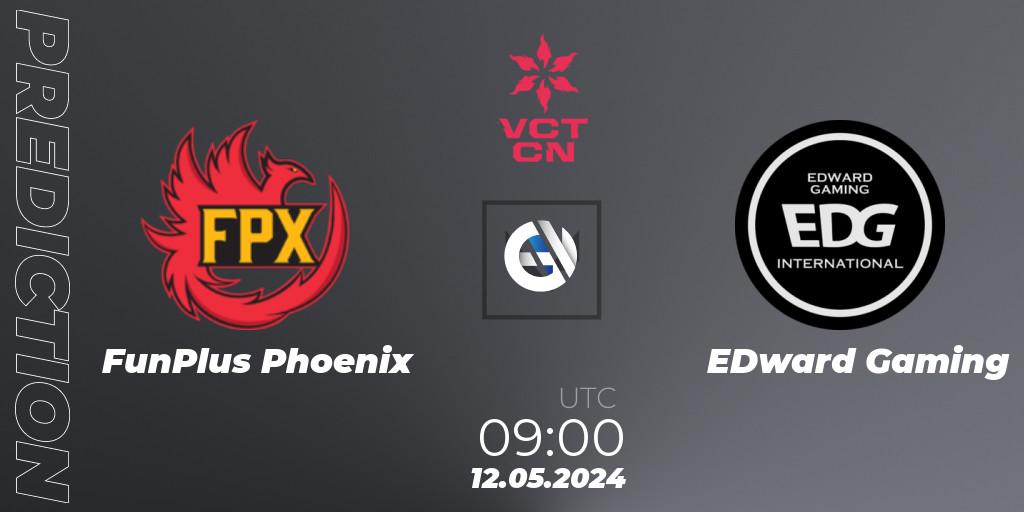 Prognoza FunPlus Phoenix - EDward Gaming. 12.05.2024 at 09:00, VALORANT, VCT 2024: China Stage 1