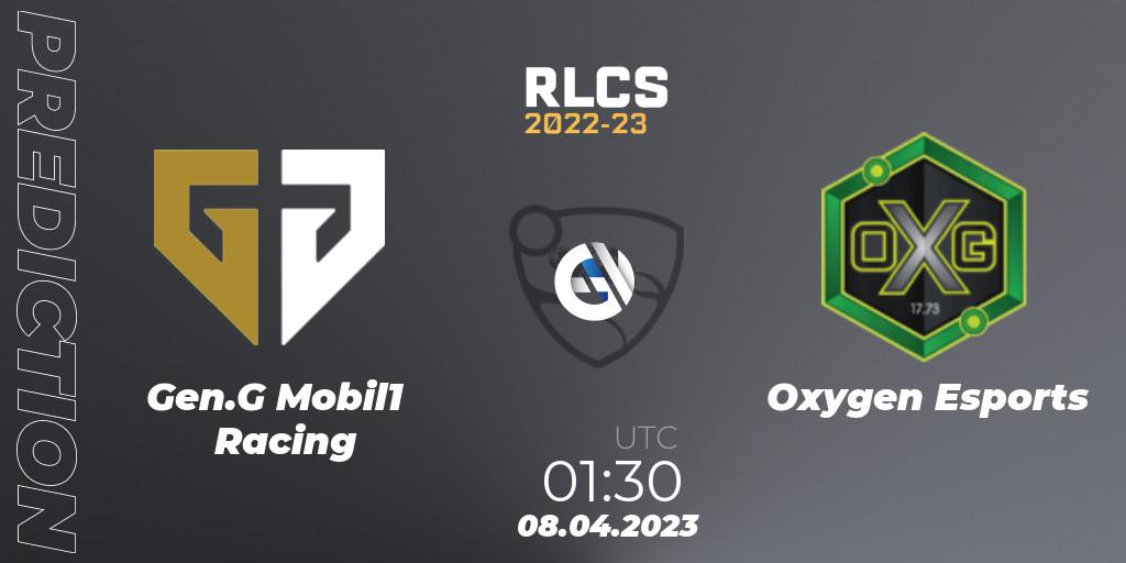 Prognoza Gen.G Mobil1 Racing - Oxygen Esports. 07.04.2023 at 19:45, Rocket League, RLCS 2022-23 - Winter Split Major