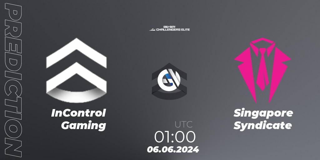 Prognoza InControl Gaming - Singapore Syndicate. 06.06.2024 at 00:00, Call of Duty, Call of Duty Challengers 2024 - Elite 3: NA
