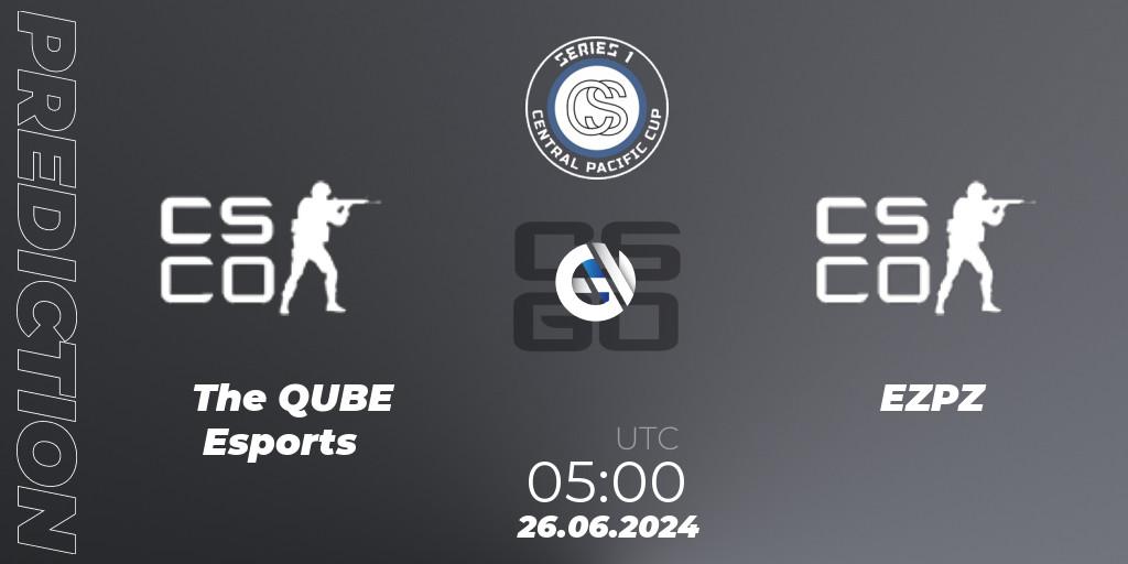 Prognoza The QUBE Esports - EZPZ. 26.06.2024 at 05:00, Counter-Strike (CS2), Central Pacific Cup: Series 1