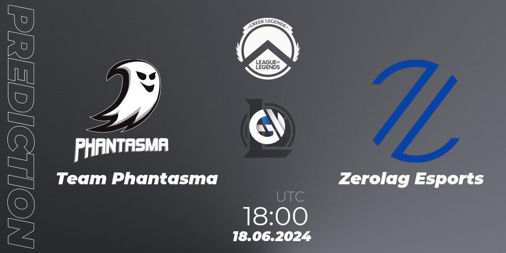Prognoza Team Phantasma - Zerolag Esports. 18.06.2024 at 18:00, LoL, GLL Summer 2024
