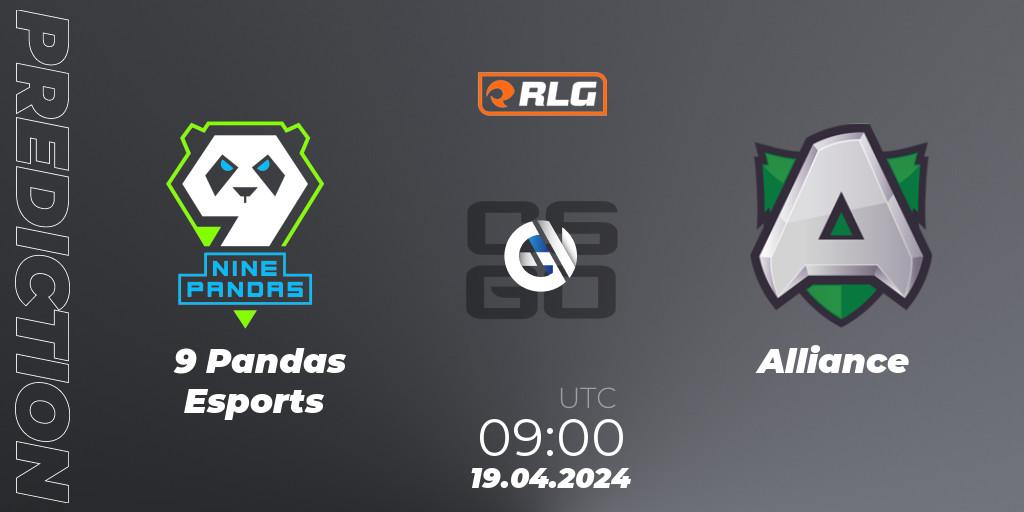 Prognoza 9 Pandas Esports - Alliance. 19.04.24, CS2 (CS:GO), RES European Series #2