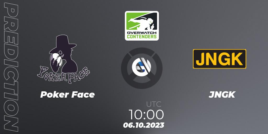 Prognoza Poker Face - JNGK. 06.10.2023 at 10:00, Overwatch, Overwatch Contenders 2023 Fall Series: Korea