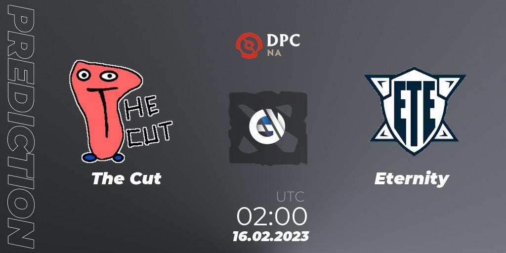 Prognoza The Cut - Eternity. 16.02.23, Dota 2, DPC 2022/2023 Winter Tour 1: NA Division II (Lower)