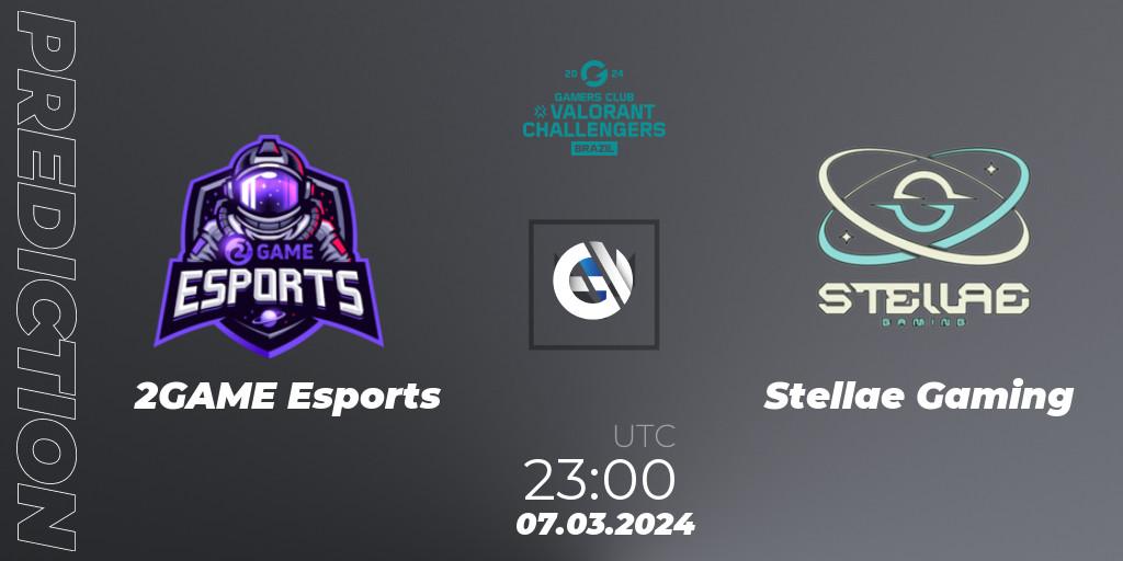 Prognoza 2GAME Esports - Stellae Gaming. 07.03.2024 at 23:00, VALORANT, VALORANT Challengers Brazil 2024: Split 1