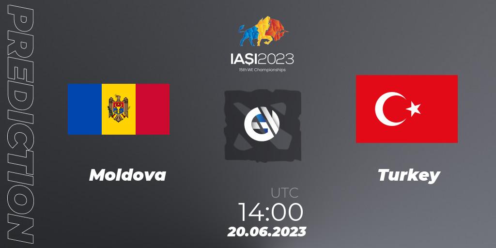 Prognoza Moldova - Turkey. 20.06.2023 at 14:18, Dota 2, IESF Europe B Qualifier 2023