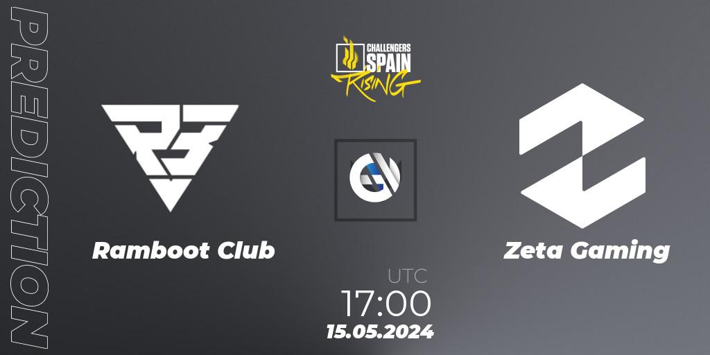 Prognoza Ramboot Club - Zeta Gaming. 15.05.2024 at 17:00, VALORANT, VALORANT Challengers 2024 Spain: Rising Split 2