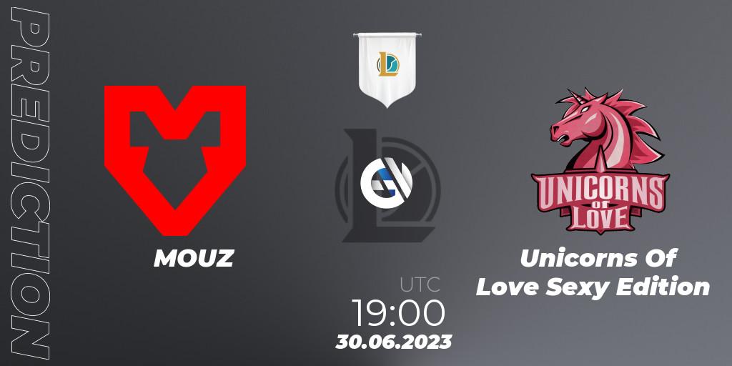 Prognoza MOUZ - Unicorns Of Love Sexy Edition. 30.06.2023 at 19:00, LoL, Prime League Summer 2023 - Group Stage