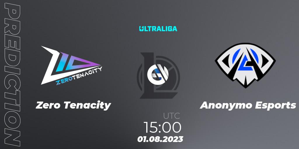 Prognoza Zero Tenacity - Anonymo Esports. 01.08.2023 at 15:00, LoL, Ultraliga Season 10 - Playoffs