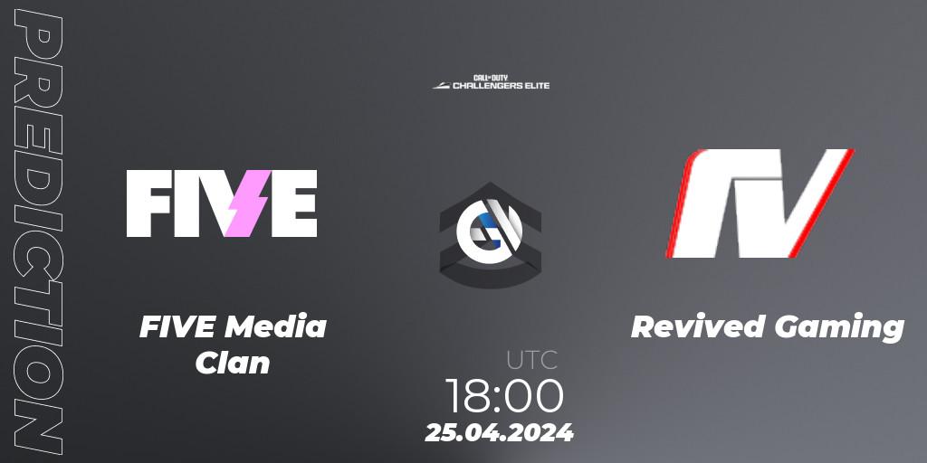 Prognoza FIVE Media Clan - Revived Gaming. 25.04.2024 at 18:00, Call of Duty, Call of Duty Challengers 2024 - Elite 2: EU