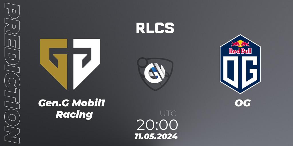 Prognoza Gen.G Mobil1 Racing - OG. 11.05.2024 at 20:00, Rocket League, RLCS 2024 - Major 2: NA Open Qualifier 5