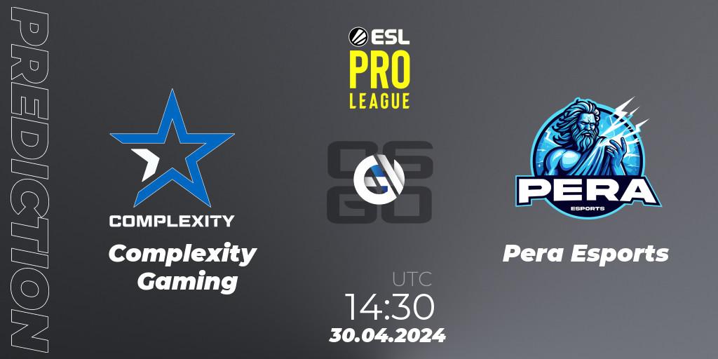 Prognoza Complexity Gaming - Pera Esports. 30.04.24, CS2 (CS:GO), ESL Pro League Season 19