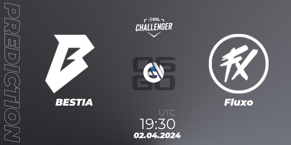Prognoza BESTIA - Fluxo. 02.04.24, CS2 (CS:GO), ESL Challenger #57: South American Closed Qualifier