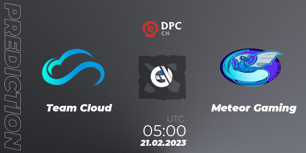 Prognoza Team Cloud - Meteor Gaming. 21.02.23, Dota 2, DPC 2022/2023 Winter Tour 1: CN Division II (Lower)