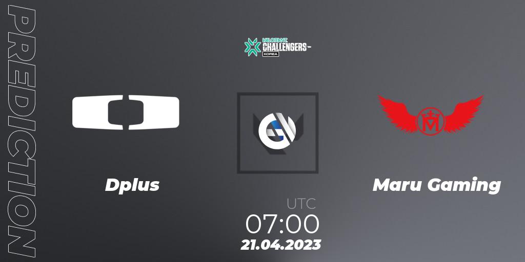 Prognoza Dplus - Maru Gaming. 21.04.2023 at 07:00, VALORANT, VALORANT Challengers 2023: Korea Split 2 - Regular League