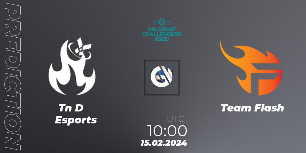 Prognoza Tàn Dư Esports - Team Flash. 15.02.24, VALORANT, VALORANT Challengers 2024 Vietnam: Split 1