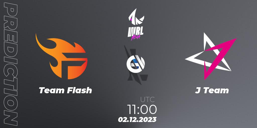 Prognoza Team Flash - J Team. 02.12.2023 at 11:30, Wild Rift, WRL Asia 2023 - Season 2 - Regular Season