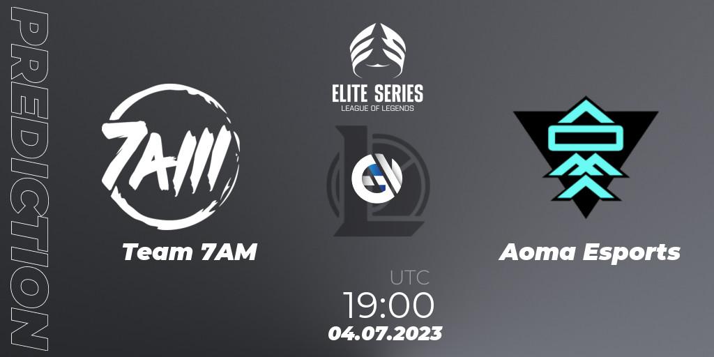 Prognoza Team 7AM - Aoma Esports. 04.07.2023 at 19:00, LoL, Elite Series Summer 2023
