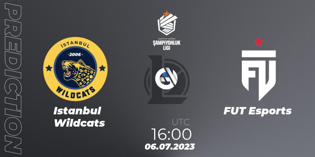 Prognoza Istanbul Wildcats - FUT Esports. 06.07.2023 at 16:00, LoL, TCL Summer 2023 - Group Stage