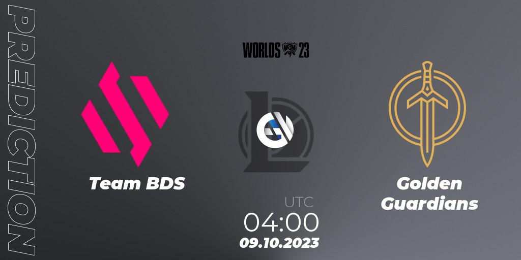 Prognoza Team BDS - Golden Guardians. 09.10.23, LoL, 2023 World Championship: Worlds Qualifying Series