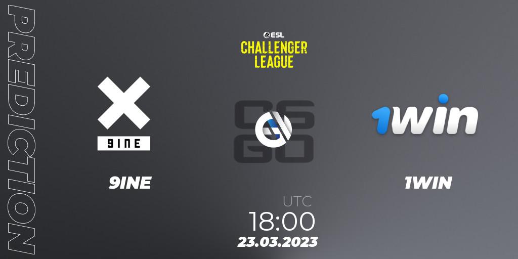 Prognoza 9INE - 1WIN. 24.03.23, CS2 (CS:GO), ESL Challenger League Season 44: Europe