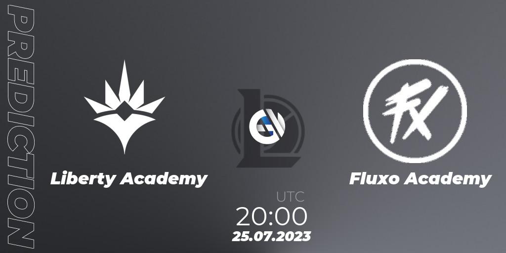 Prognoza Liberty Academy - Fluxo Academy. 25.07.2023 at 20:00, LoL, CBLOL Academy Split 2 2023 - Group Stage