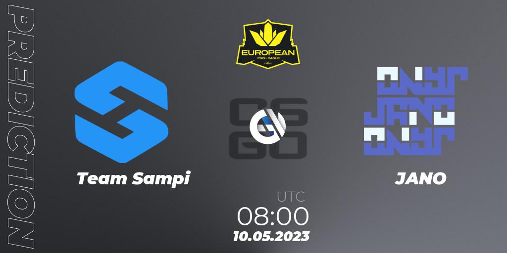Prognoza Team Sampi - JANO. 10.05.2023 at 08:00, Counter-Strike (CS2), European Pro League Season 8: Division 2