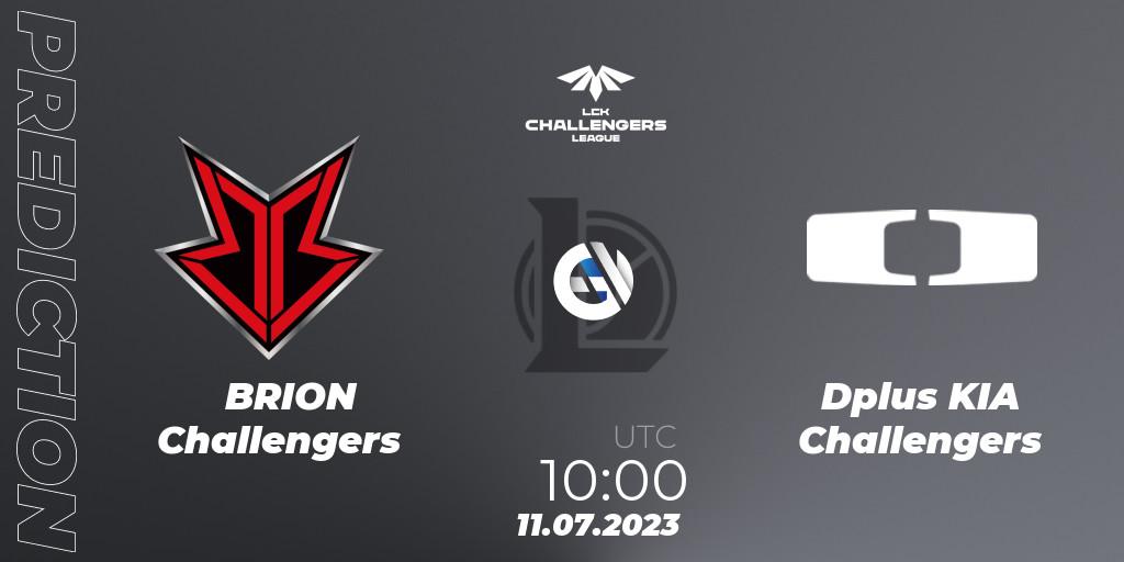 Prognoza BRION Challengers - Dplus KIA Challengers. 11.07.2023 at 12:00, LoL, LCK Challengers League 2023 Summer - Group Stage