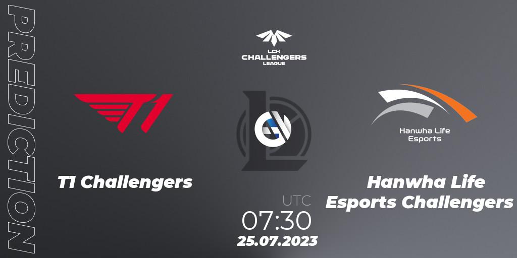 Prognoza T1 Challengers - Hanwha Life Esports Challengers. 25.07.23, LoL, LCK Challengers League 2023 Summer - Group Stage